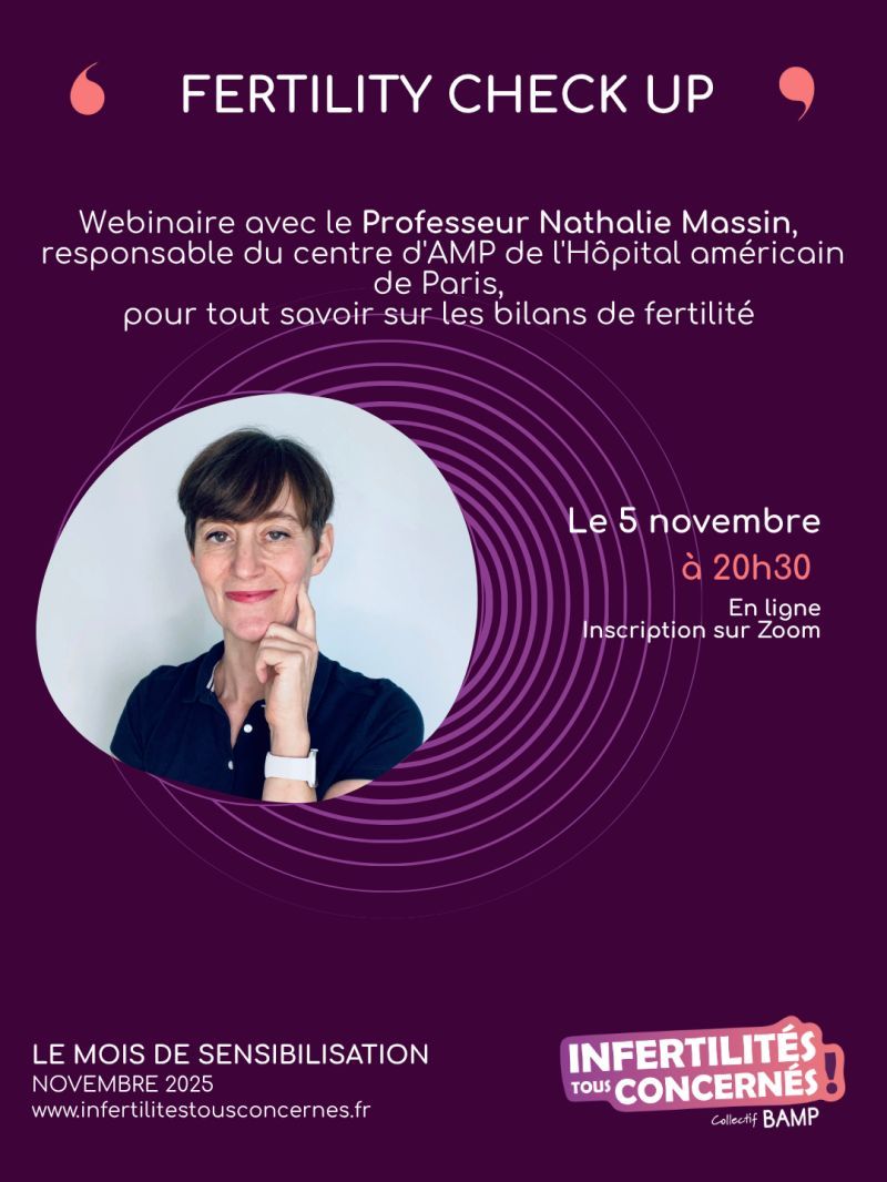 En ce mois de novembre, l'ANDDE soutient le Mois de Sensibilisation à l’Infertilité organisé par Collectif BAMP Association.
Le collectif BAMP organise notamment en partenariat avec @les_joyeusesmeres plusieurs événements pour informer, écouter et di
